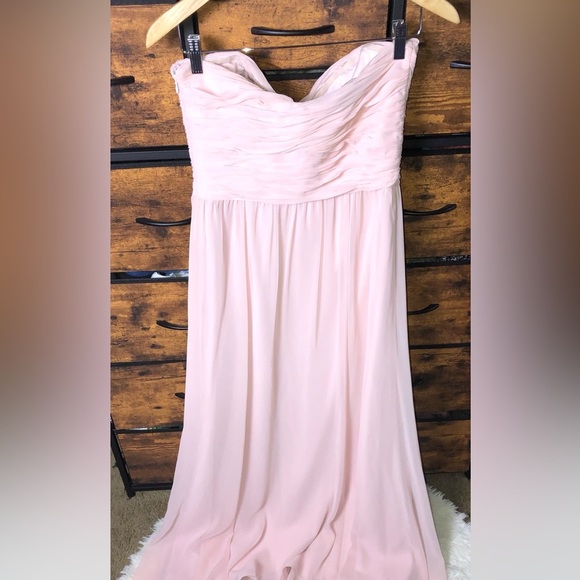 Lauren Ralph Lauren Soft Pink Strapless Dress size 8 - Picture 7 of 16